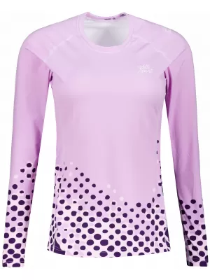 Ženska premium funkcionalna majica z dolgimi rokavi ALTISPORT VOJ/ALW109TR03 LILA