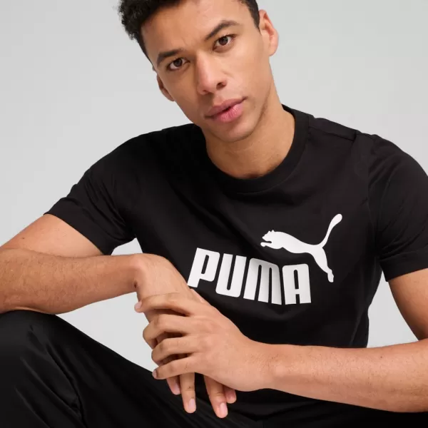  Moška majica s kratkimi rokavi PUMA ESS NO. 1 LOGO TEE 682532-01 ČRNA 