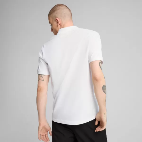  Moška majica s kratkimi rokavi z ovratnikom PUMA ESS PIQUE POLO 682554-02 BELA 
