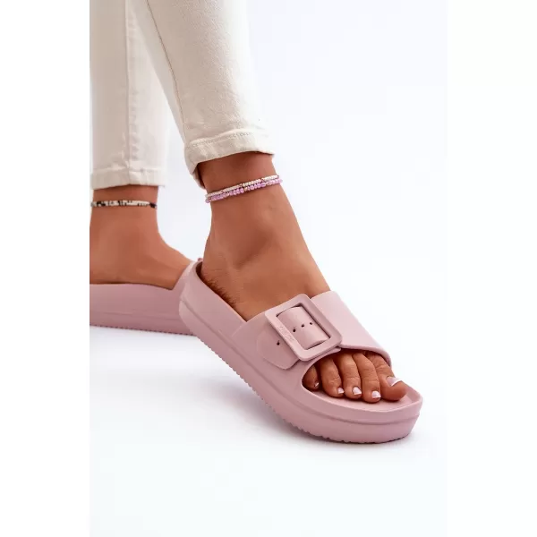 BIG STAR Ženski natikači NN274A663 PINK Big Star Shoes 