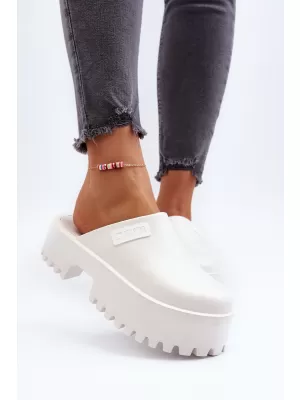 Ženski natikači BIG STAR NN274015 WHITE Big Star Shoes