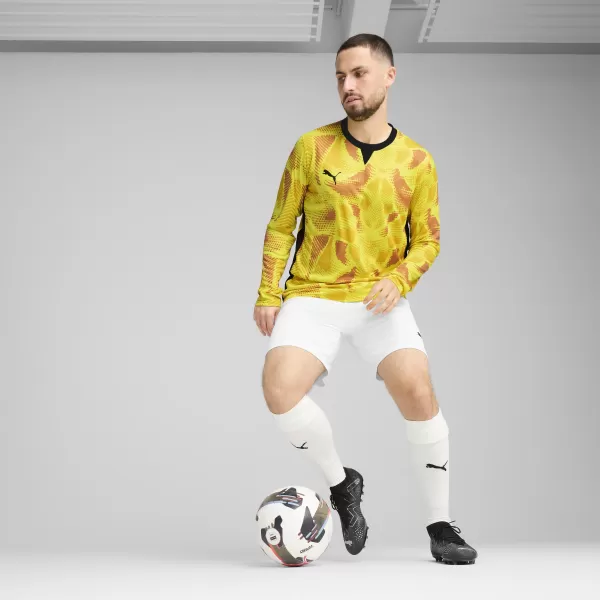  Moški vratarski dres PUMA TEAMTARGET GK LS JERSEY 706519_23 FLURO YELLOW PES/ FLURO RUMENI PES/PUMA ČRNA 