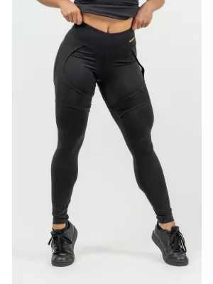 Ženske športne pajkice z mrežico INTENSE 838 Gold BLACK/GOLD Nebbia