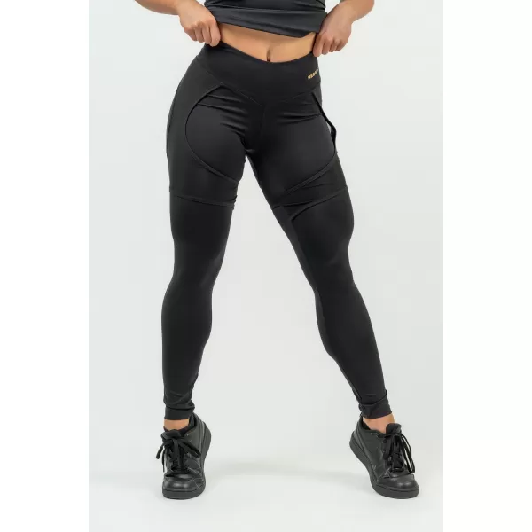  Ženske športne pajkice z mrežico INTENSE 838 Gold BLACK/GOLD Nebbia 
