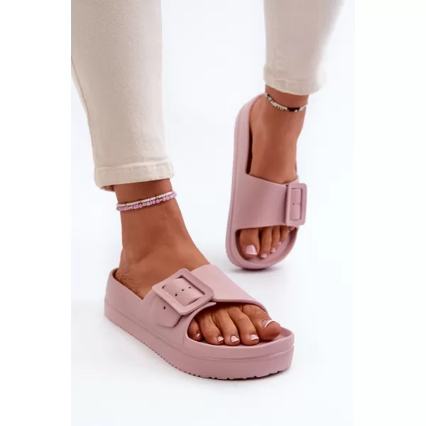  BIG STAR Ženski natikači NN274A663 PINK Big Star Shoes 