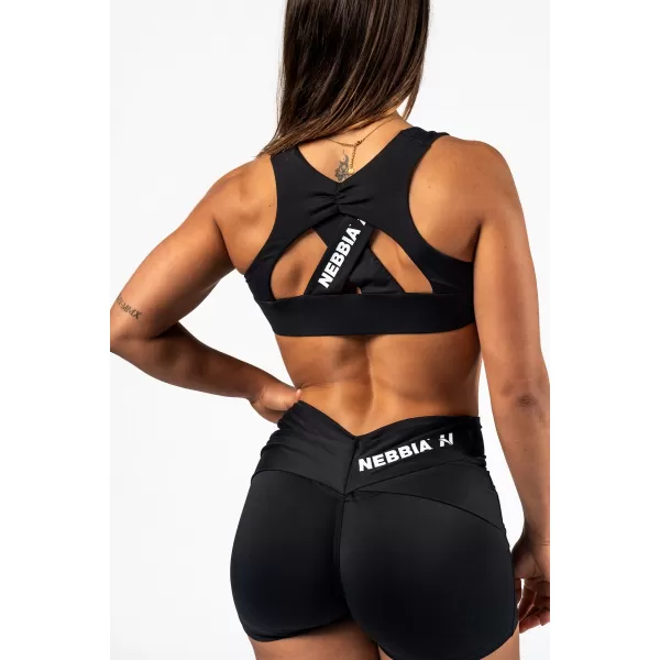  Športni modrček STRONG BEAUTY 424 BLACK Nebbia 