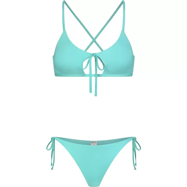  Ženski bikini - zgornji del NORDBLANC NBSSS8211 TURKIZNA 