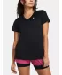Ženska majica s kratkimi rokavi UNDER ARMOUR TECH SSV- SOLID 1384229-001 ČRNA
