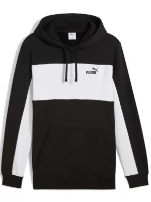 Moški pulover PUMA ESS BLOCK HOODIE FL 684686-01 ČRNA