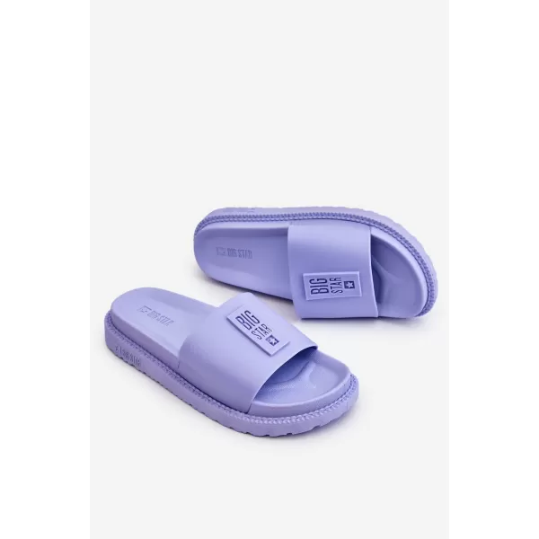  Modni ženski natikači BIG STAR JJ274A304 VIJOLIČNI Big Star Shoes 