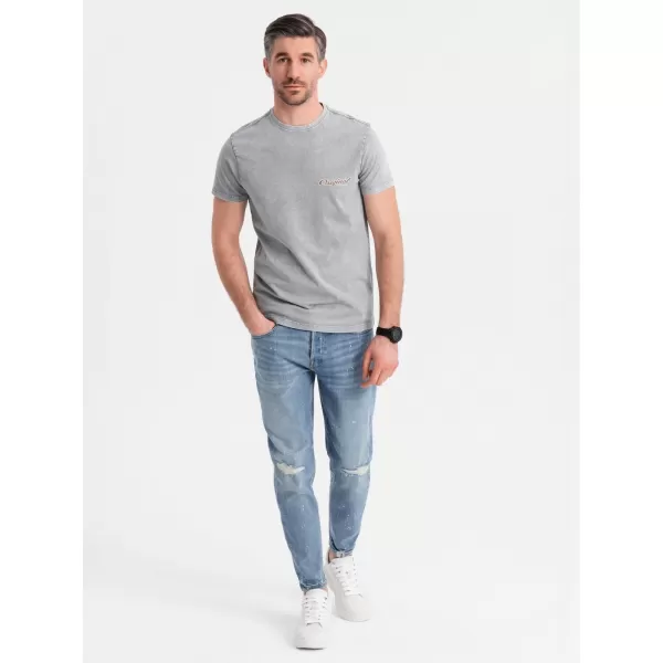  Srajca OMBRE OM-TSWT-0201 SIVA 