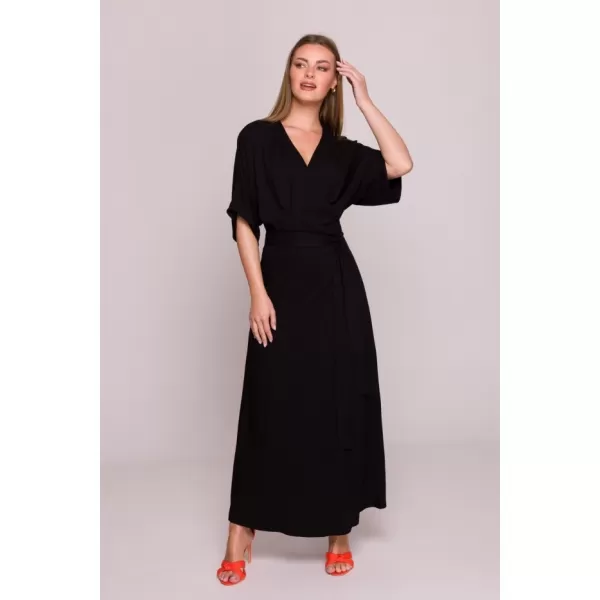  Obleka STYLOVE S406 ČRNA 
