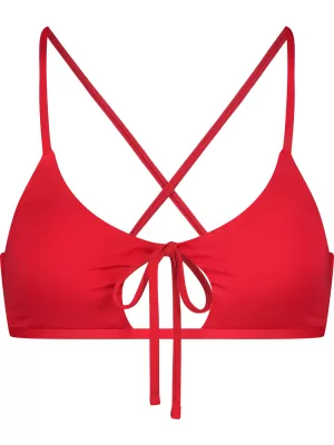 Ženski zgornji del bikinija NORDBLANC NBSSS8211 RDEČA