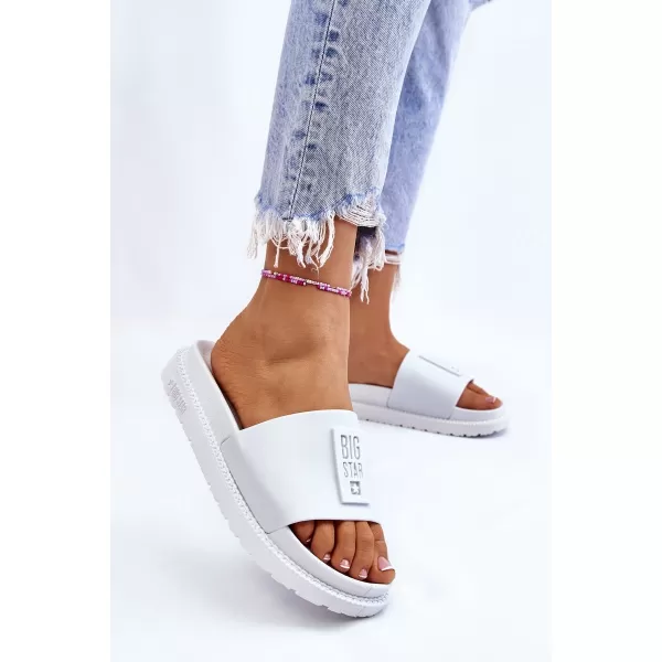  Ženski natikači BIG STAR LL274428 WHITE Big Star Shoes 