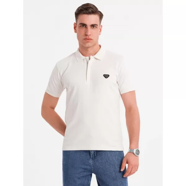  Moška T -majica OMBRE OM-POSS-0148 BELA 