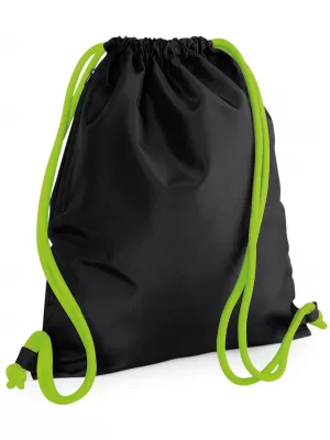 | BG 110 ČRNA/LIMETNO ZELENA BagBase