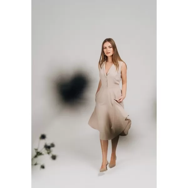  Obleka STYLOVE S409 BEŽ 