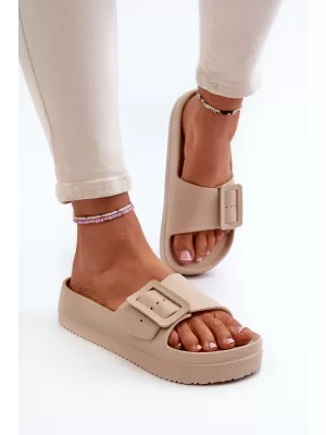 Ženski natikači BIG STAR NN274A666 BEIGE Big Star Shoes
