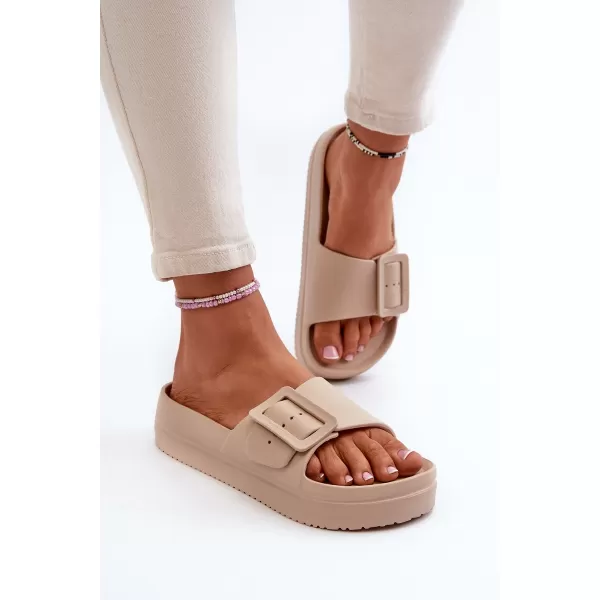  Ženski natikači BIG STAR NN274A666 BEIGE Big Star Shoes 