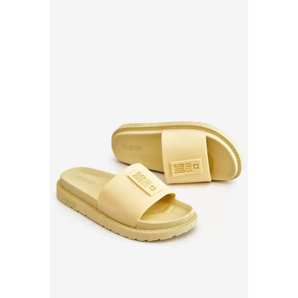  Ženski natikači BIG STAR JJ274A305 YELLOW Big Star Shoes 