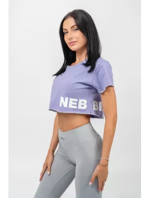 Crop top majica POWERHOUSE 279 SVETLO VIJOLIČNA Nebbia