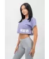 Crop top majica POWERHOUSE 279 SVETLO VIJOLIČNA Nebbia