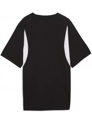 Srajca PUMA TEAMEVOSTRIPE TEE WMN 659959_03 PUMA ČRNA/PUMA SREBRO