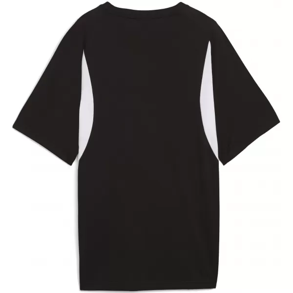  Srajca PUMA TEAMEVOSTRIPE TEE WMN 659959_03 PUMA ČRNA/PUMA SREBRO 