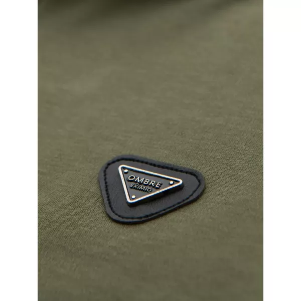  Moška T -majica OMBRE OM-POSS-0148 OLJK 