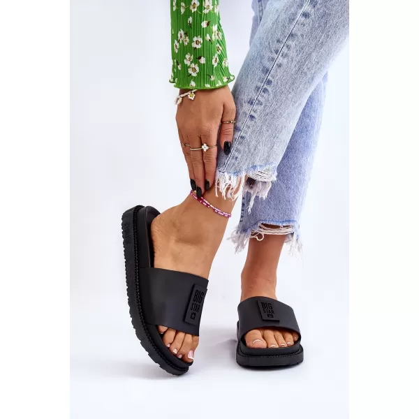  Ženski natikači BIG STAR LL274429 BLACK Big Star Shoes 