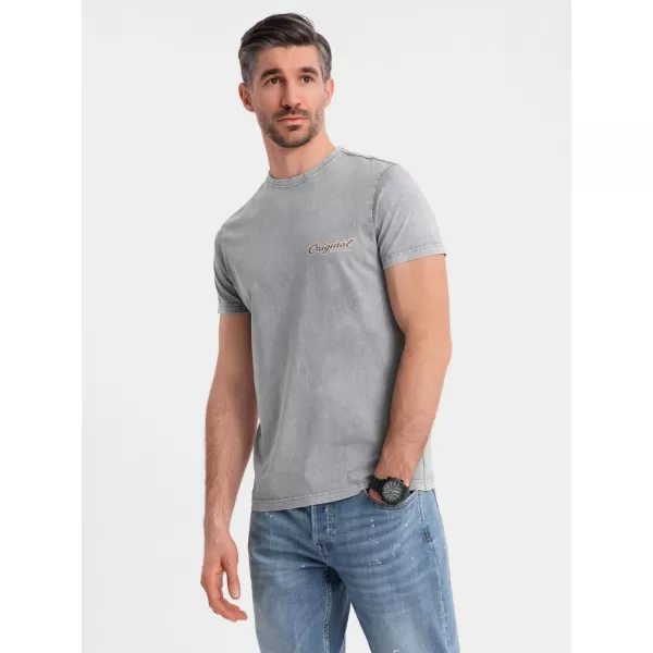 Srajca OMBRE OM-TSWT-0201 SIVA 