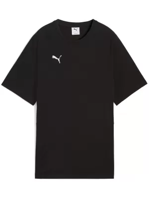 Srajca PUMA TEAMEVOSTRIPE TEE WMN 659959_03 PUMA ČRNA/PUMA SREBRO