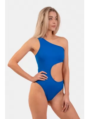 Asimetrični monokini na eno ramo 459 MODRA Nebbia