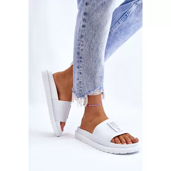  Ženski natikači BIG STAR LL274428 WHITE Big Star Shoes 