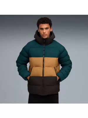 Moška jakna PUMA MONO HOODED JACKET 688367-75 ZELENA
