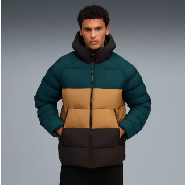  Moška jakna PUMA MONO HOODED JACKET 688367-75 ZELENA 