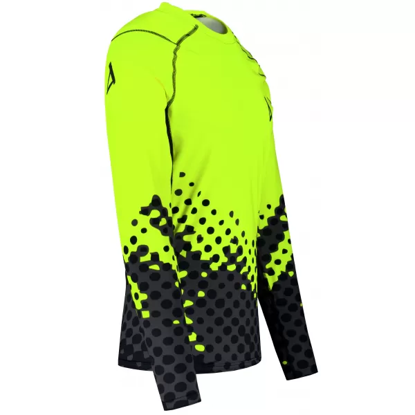  Moška funkcionalna kompresijska majica z dolgimi rokavi ALTISPORT VOJ/ALM109TR03 FLUO RUMENA 