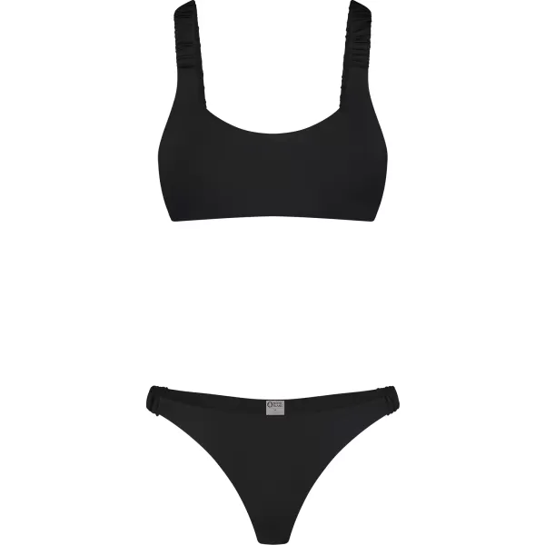  Ženski bikini - zgornji del NORDBLANC NBSSS8209 ČRN 