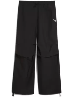 Ženske hlače PUMA WARDROBE ESS PARACHUTE WOVEN PANTS OP 632044-01 ČRN