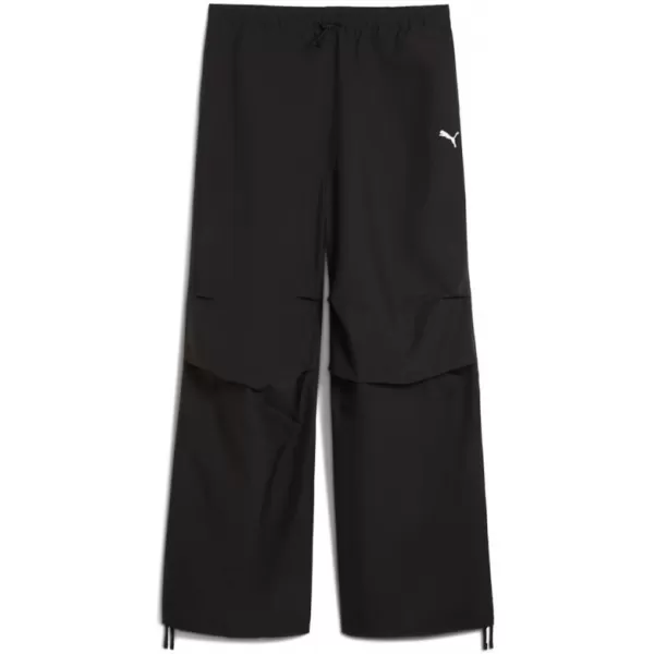  Ženske hlače PUMA WARDROBE ESS PARACHUTE WOVEN PANTS OP 632044-01 ČRN 