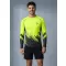 Moška funkcionalna kompresijska majica z dolgimi rokavi ALTISPORT VOJ/ALM109TR03 FLUO RUMENA