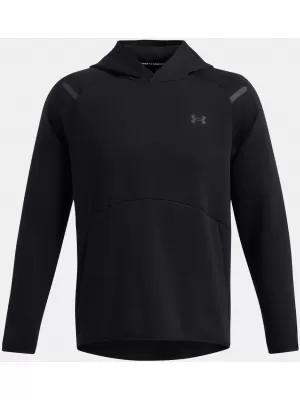 Moški pulover UNDER ARMOUR UNSTOPPABLE FLC HD EU 1389350-001 ČRNA
