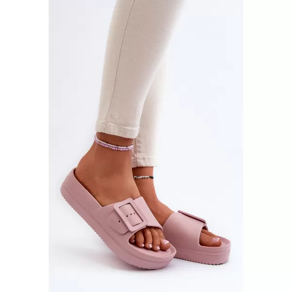 BIG STAR Ženski natikači NN274A663 PINK Big Star Shoes 