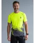 Moška vrhunska funkcionalna kompresijska majica ALTISPORT VOJ/ALM109TR04 FLUO RUMENA