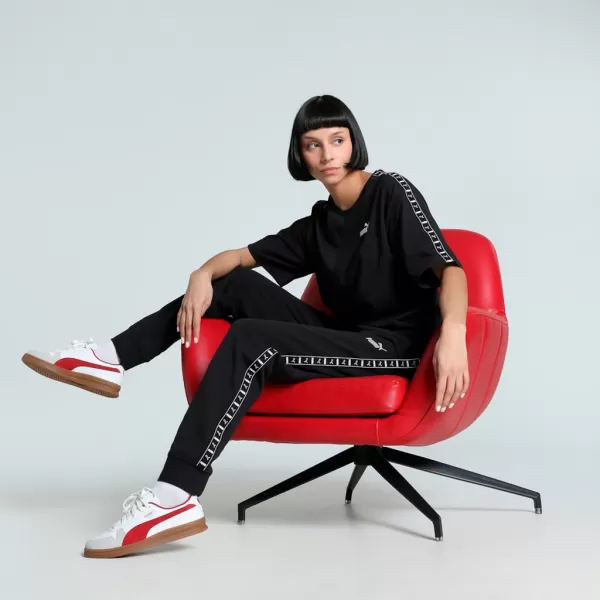  Srajca PUMA ESS TAPE RELAXED TEE 685009-01 ČRN 