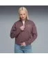 Damske trenirke PUMA CLASS COMFORT HALF-ZIP SHORT CREW FL 688138-88 VIJOLIČNA