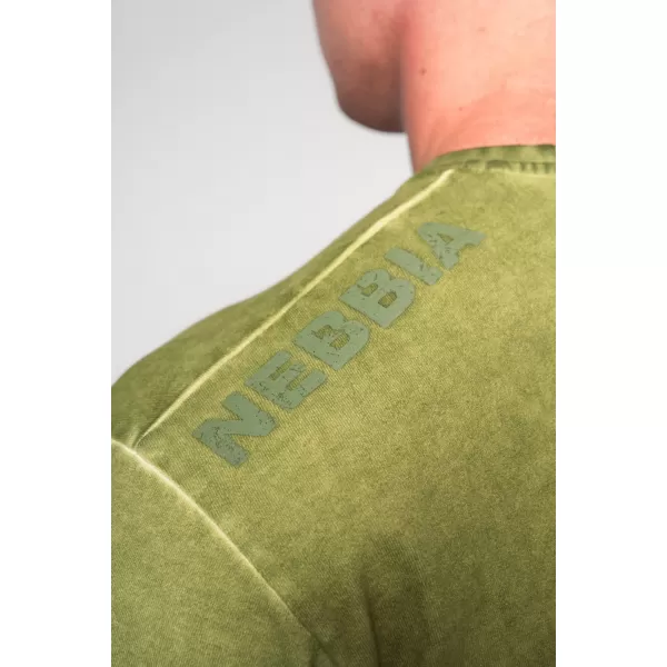  Sprana oversized majica HERITAGE 355 GREEN Nebbia 