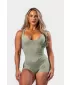 Fitnes kombinezon za oblikovanje STRONG BEAUTY 427 SVETLO ZELEN Nebbia