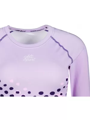 Ženski funkcionalni vrhunski kratki top ALTISPORT VOJ/ALW109TR04 LILA