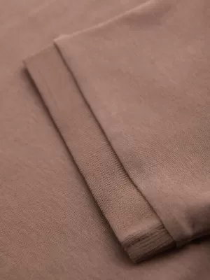 Moška T -majica OMBRE OM-POSS-0148 SVETLO RJAVA